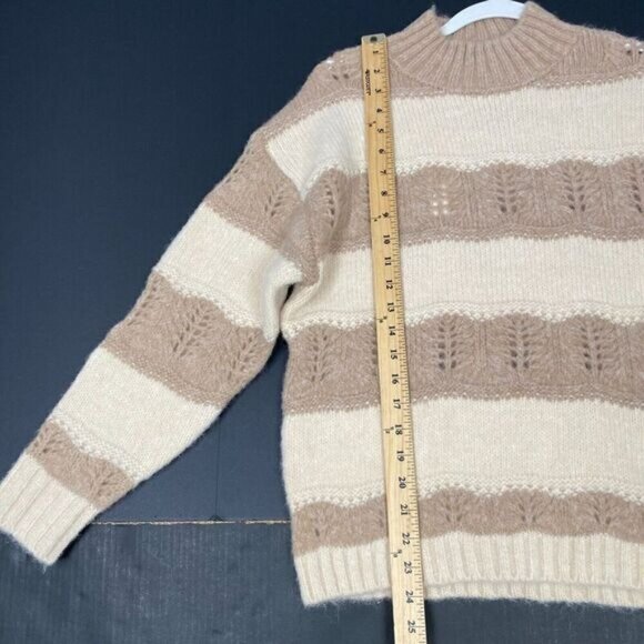 Heartloom Revolve Alice Sweater Small Lightweight soft knit Ivory Beige $89 - Picture 8 of 14